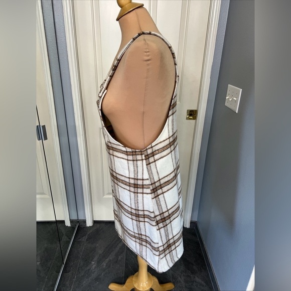 Barrels and Oil Plaid Flannel Overall Dress - Picture 5 of 7